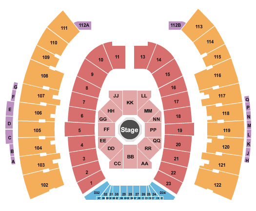Jones AT&T Stadium George Strait Seating Chart
